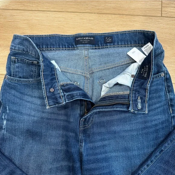 Lucky Brand High Rise Mom Jeans “Drew” Womens Size 8/29 Avg. - Picture 3 of 12